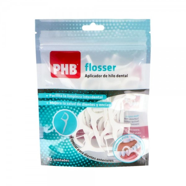 APLICADOR HILO DENTAL PHB FLOSSER PTFE 30 U