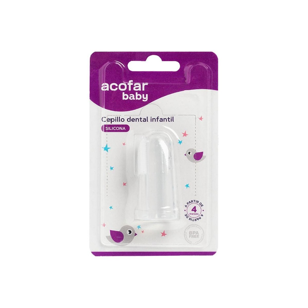 CEPILLO DENTAL DEDAL SILICONA ACOFARBABY