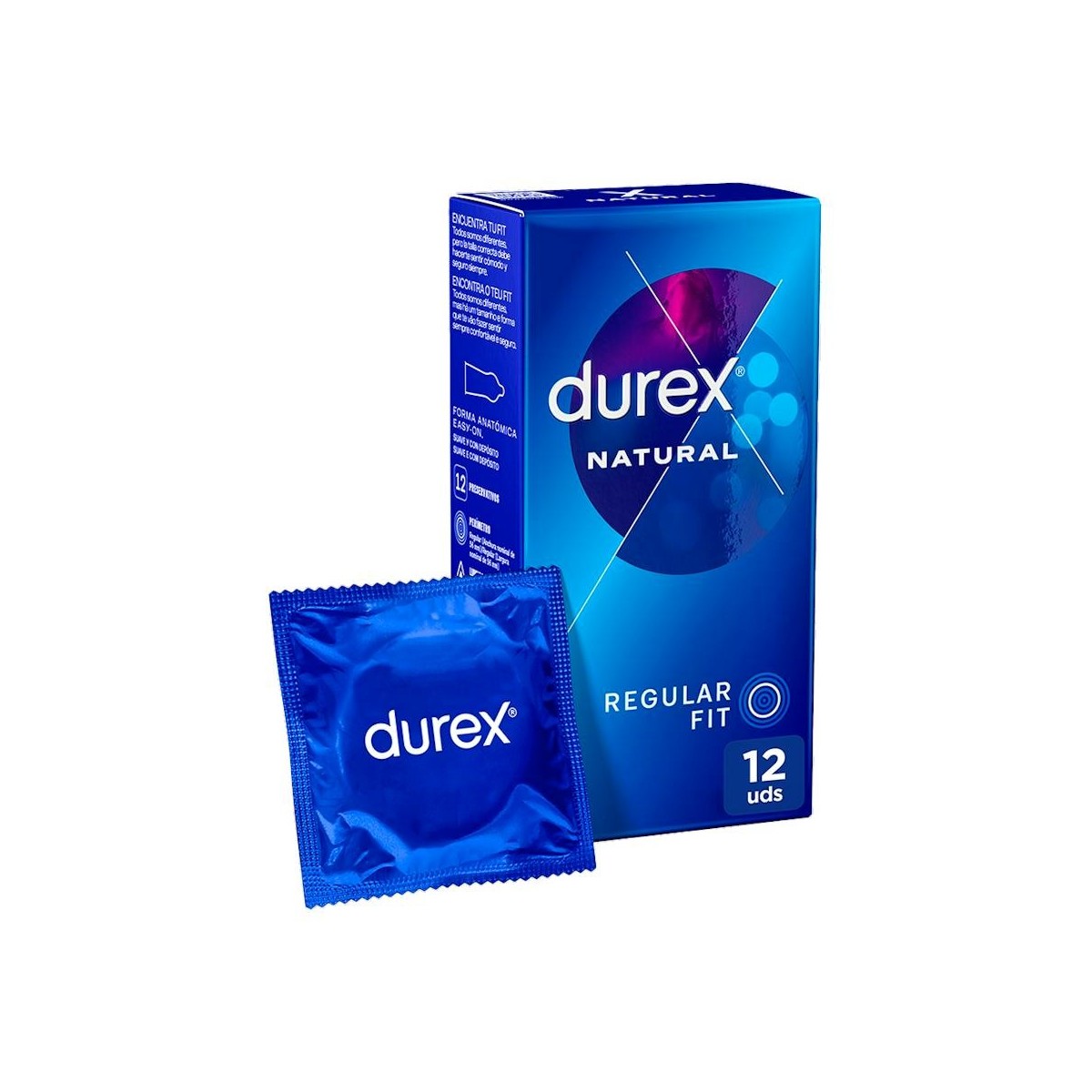 DUREX NATURAL PLUS EXTRALUBRICADO EASY ON 12 UD