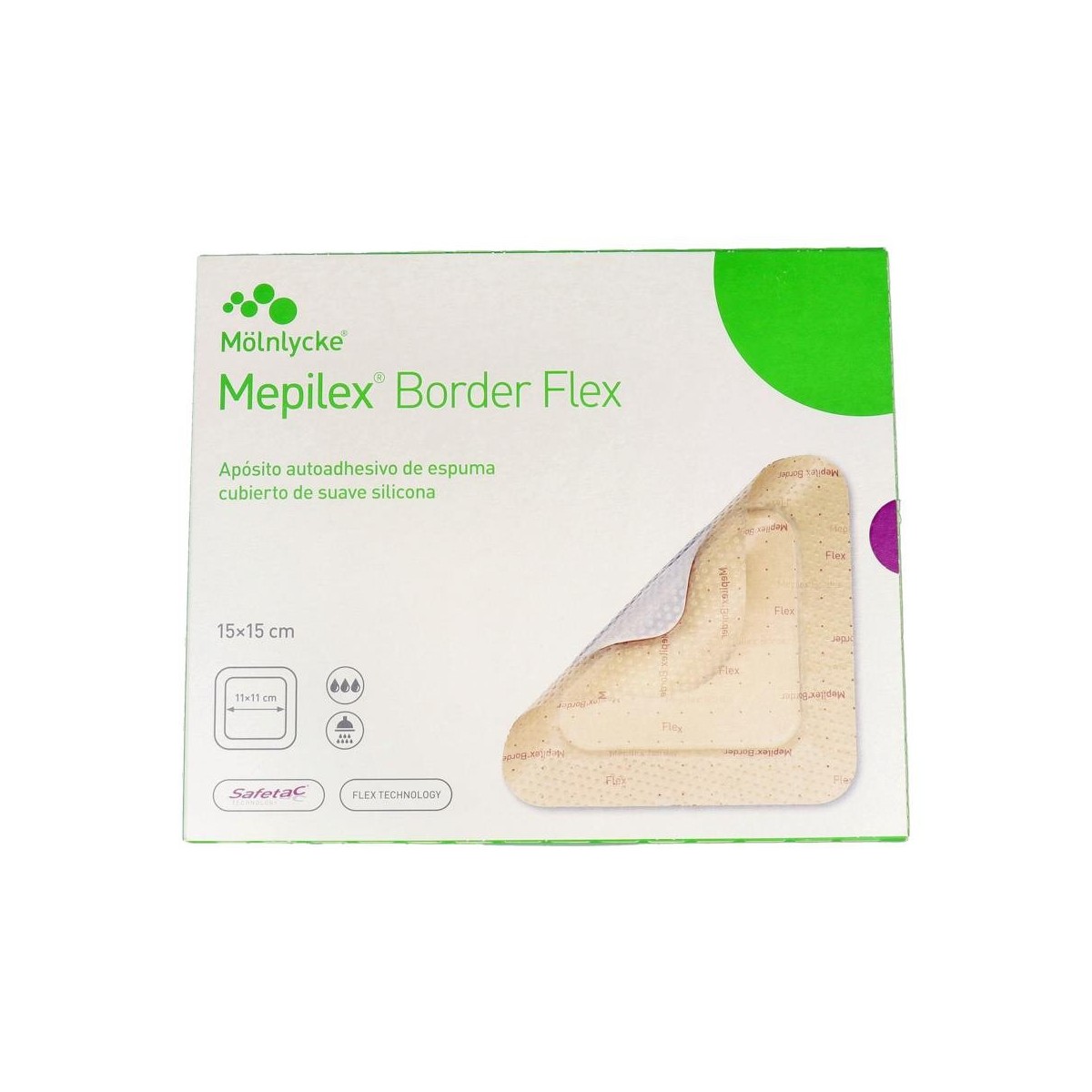 Mepilex Border Flex 15X15Cm 3 Unid