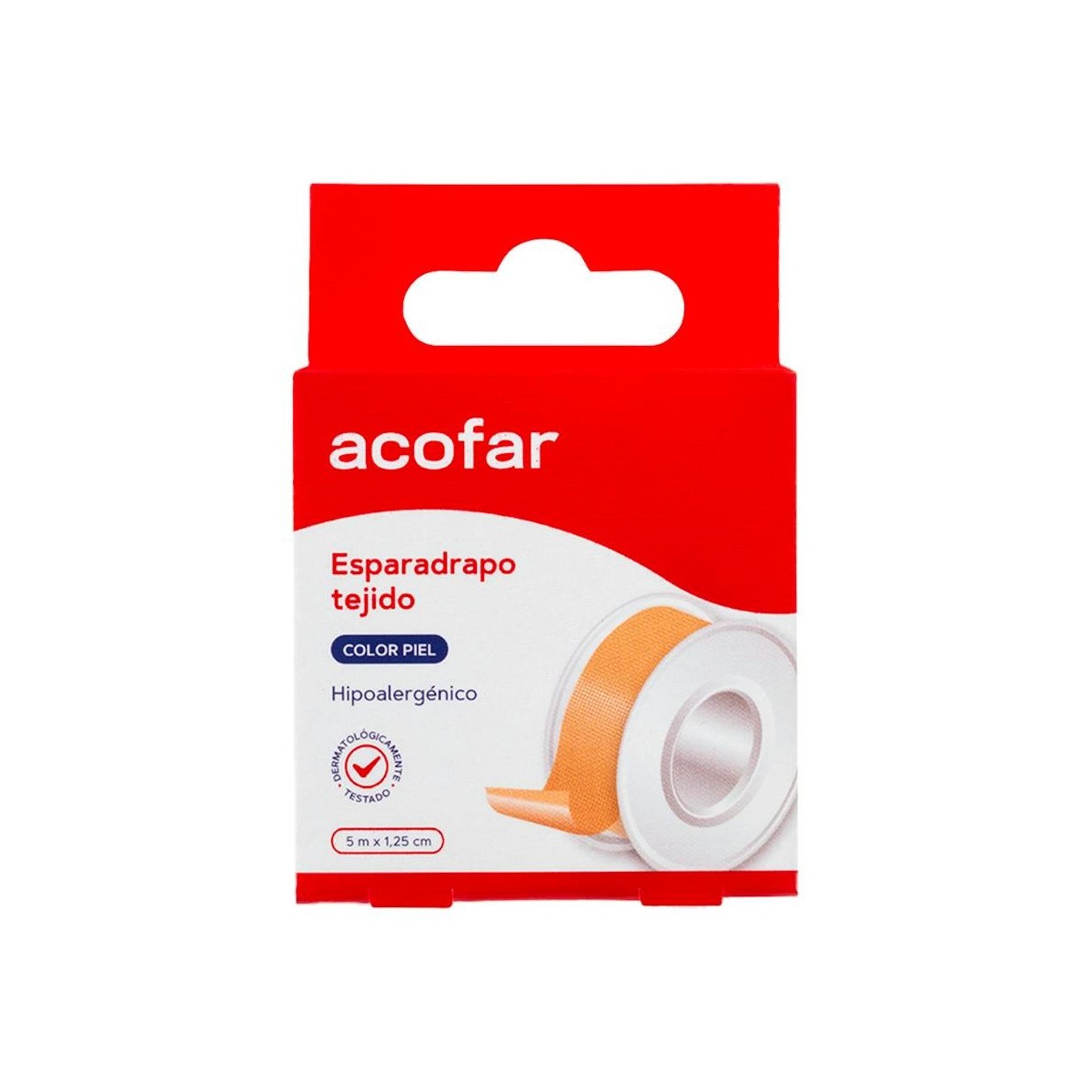 ESPARADRAPO ACOFAR T PIEL 5MX1,25CM