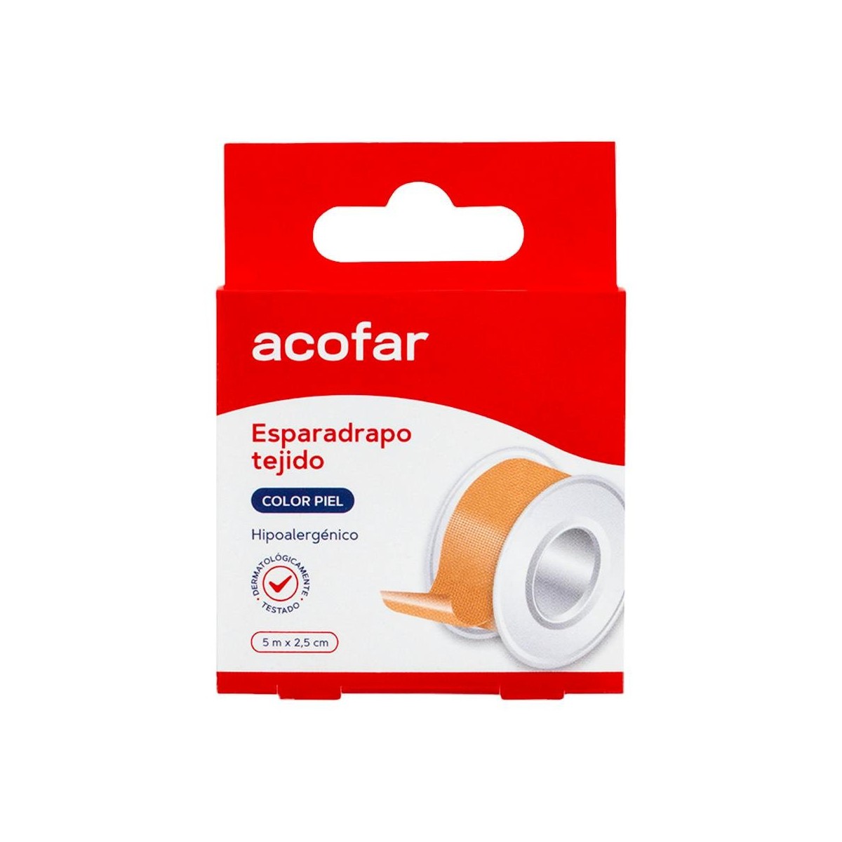 ESPARADRAPO ACOFAR T PIEL 5MX2,5CM