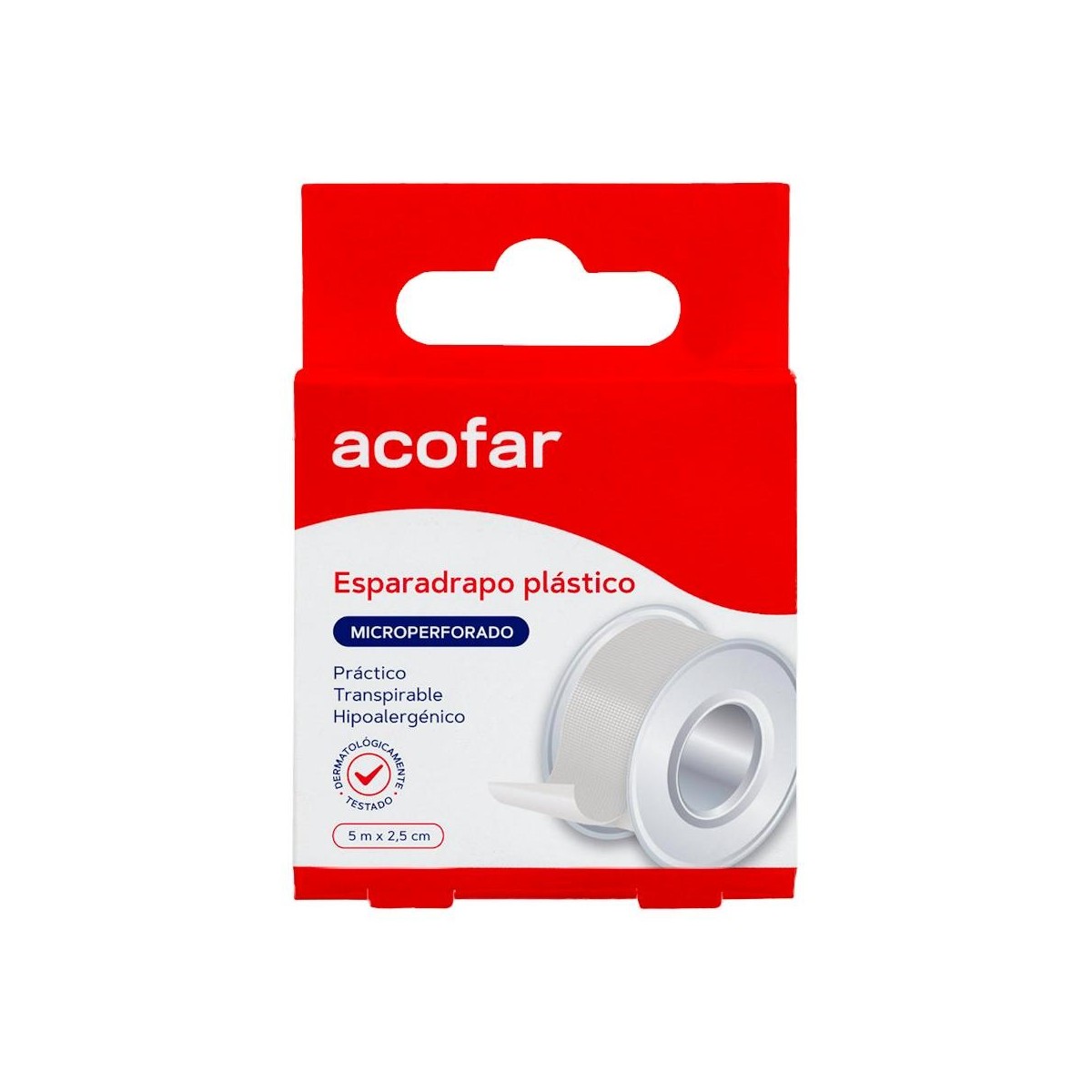 ESPARADRAPO ACOFAR PLAS MICROP 5MX2,5CM