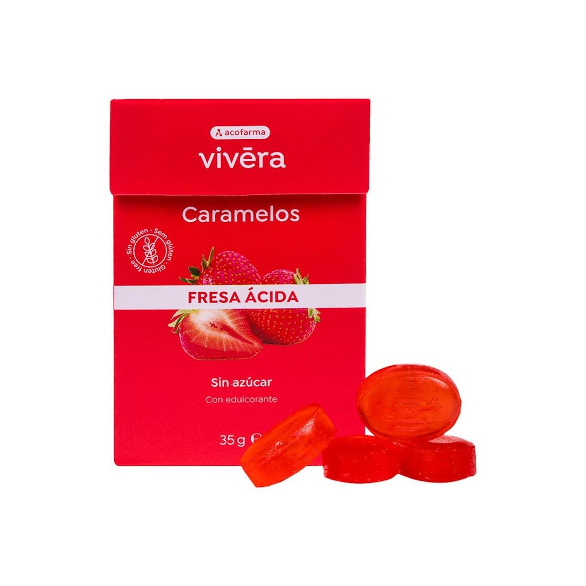ACOFARSWEET FRESA CARAM S/AZUCAR 35 G