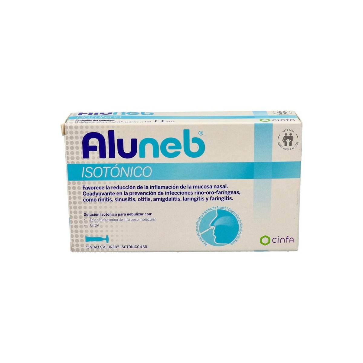 ALUNEB ISOTONICO 15 VIALES 4 ML