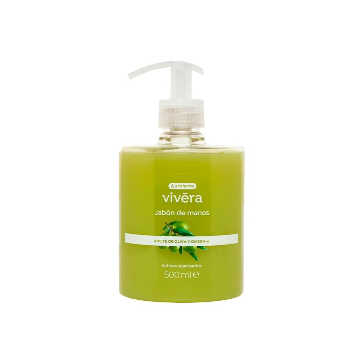 ACOFAR VIVERA JABON MANOS OLIVA 500 ML
