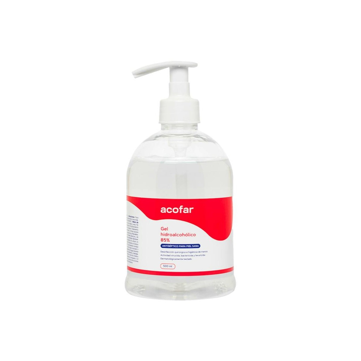ACOFAR GEL HIDROALCOHOLICO 85% 500 ML 1 UN