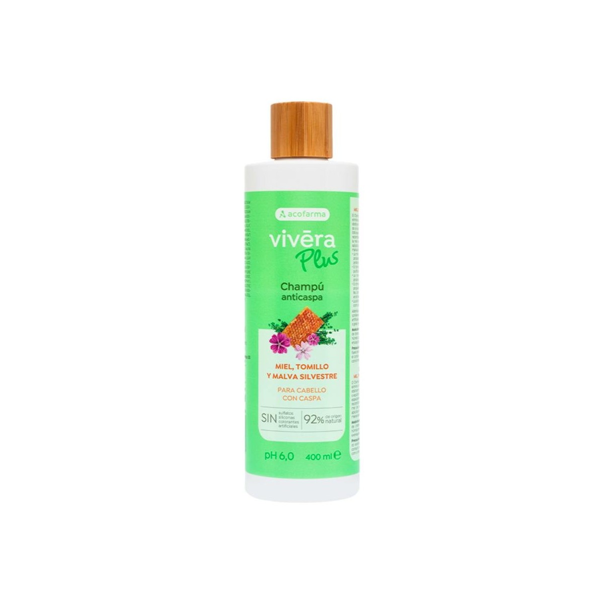 ACOFAR VIVERA PLUS CHAMPU ANTICASPA 400ML
