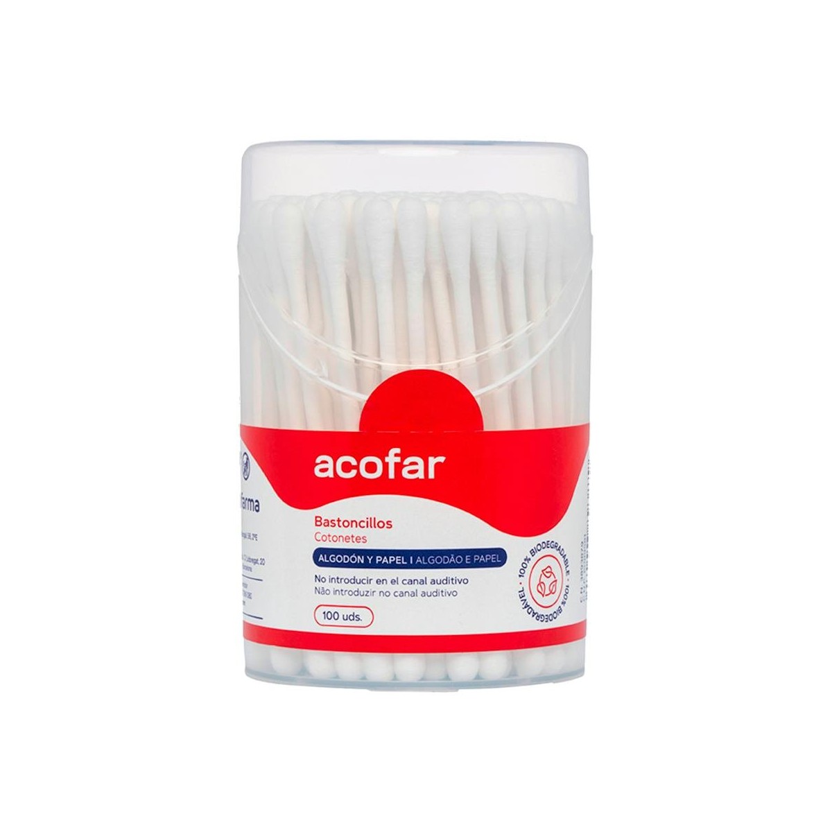 BASTONCILLOS ACOFAR BOTE BLC 100UN